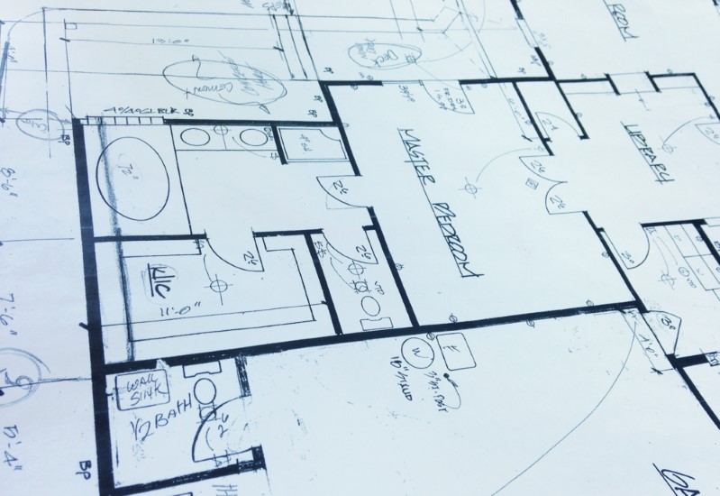 Custom plans and drawings created by in-house designers, Golden Rule Remodeling, Salem Oregon